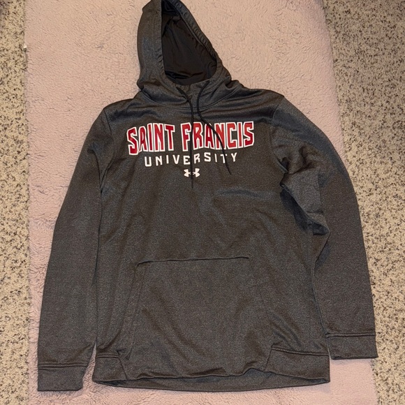 Under Armour Dark Gray Hoodie Fleece Lined - Picture 1 of 5